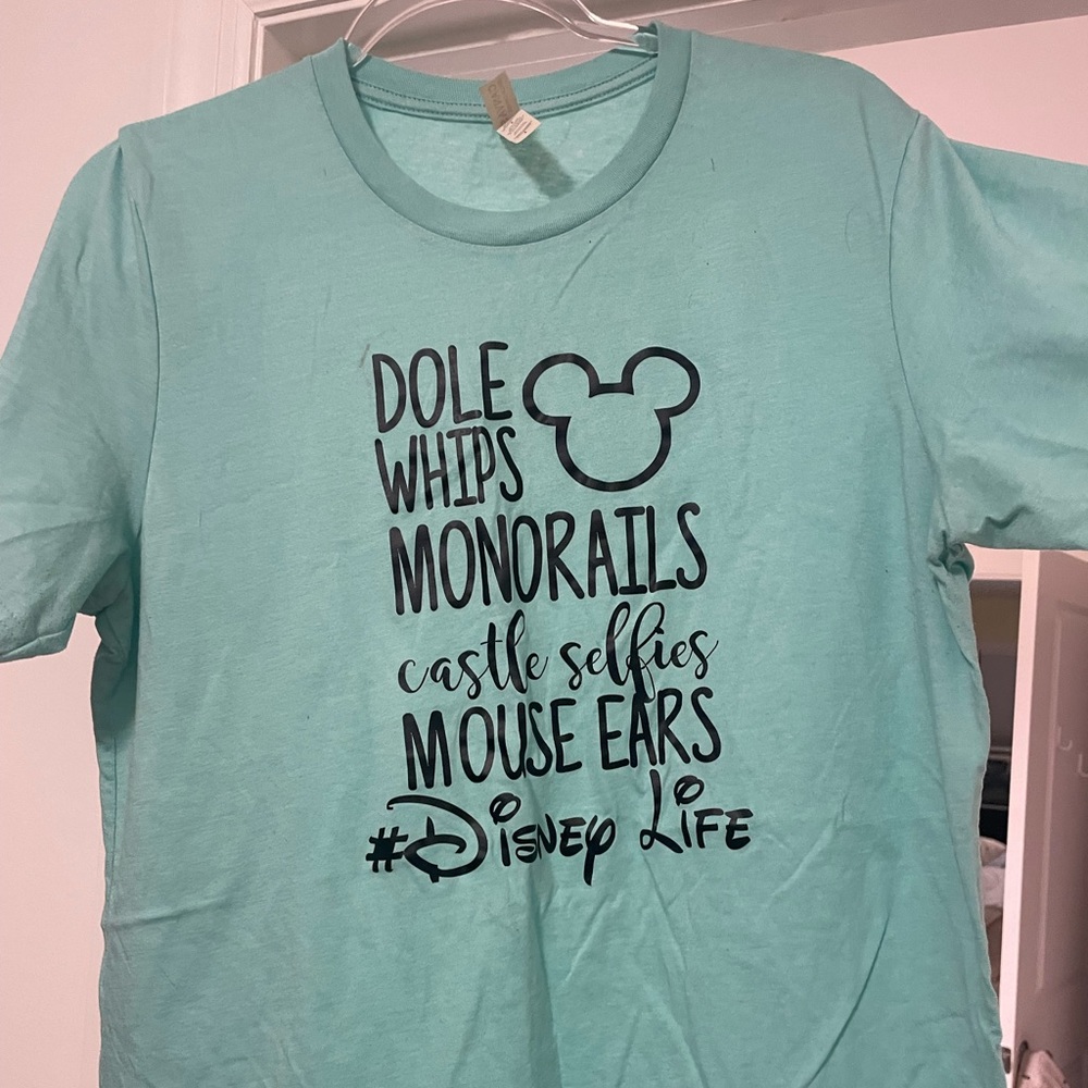 Teal custom women’s disney Tshirt